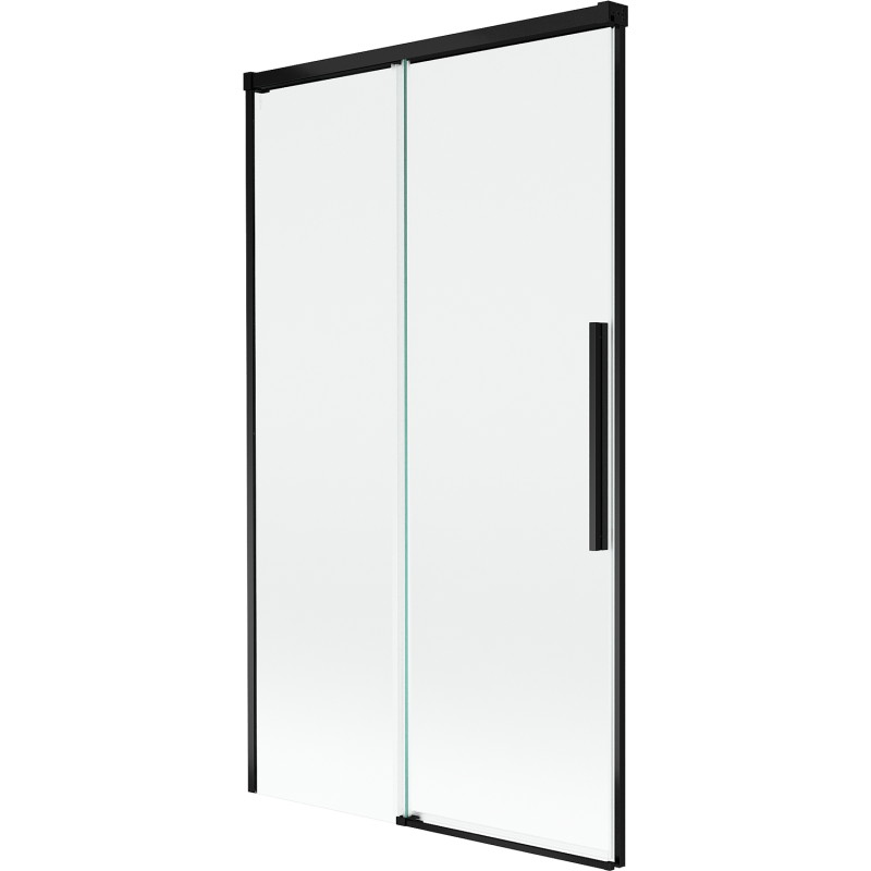 Mexen Rox 2-wing sliding bathtub screen 100 x 150 cm, transparent, black - 8C9-100-001-70-00