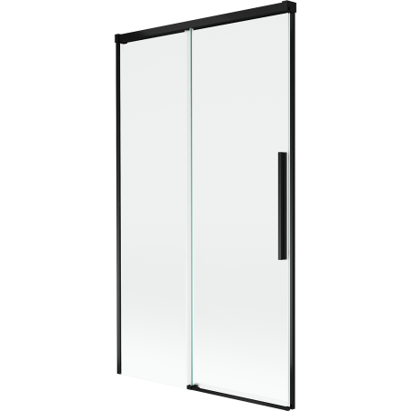 Mexen Rox 2-wing sliding bathtub screen 100 x 150 cm, transparent, black - 8C9-100-001-70-00