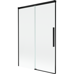 Mexen Rox Shower Screen 2-Panel Sliding 120 x 150 cm, Transparent, Black - 8C9-120-001-70-00