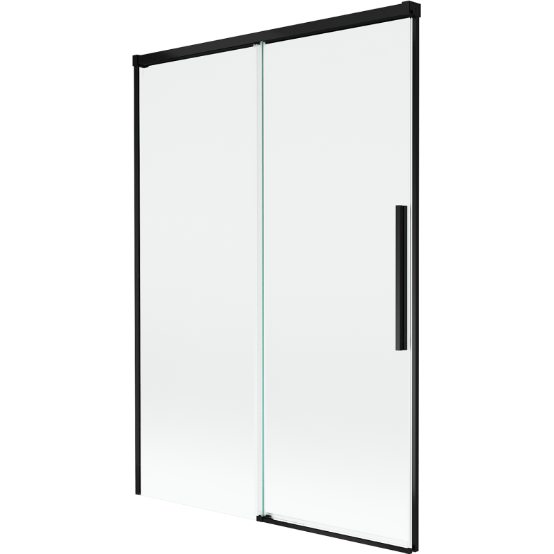 Mexen Rox Shower Screen 2-Panel Sliding 120 x 150 cm, Transparent, Black - 8C9-120-001-70-00