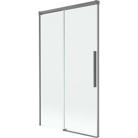 Mexen Rox shower screen 2-wing sliding 100 x 150 cm, transparent, gun metal - 8C9-100-001-95-00