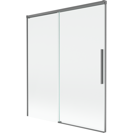 Mexen Rox 2-panel sliding bathtub screen 140 x 150 cm, transparent, gun metal - 8C9-140-001-95-00