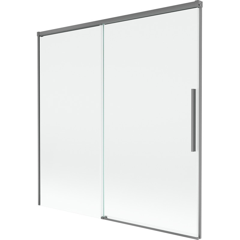 Mexen Rox 2-panel sliding bathtub screen 160 x 150 cm, transparent, gun metal - 8C9-160-001-95-00