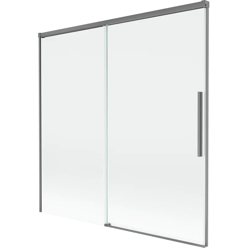 Mexen Rox 2-panel sliding shower screen 160 x 150 cm, transparent, gun metal - 8C9-160-001-95-00