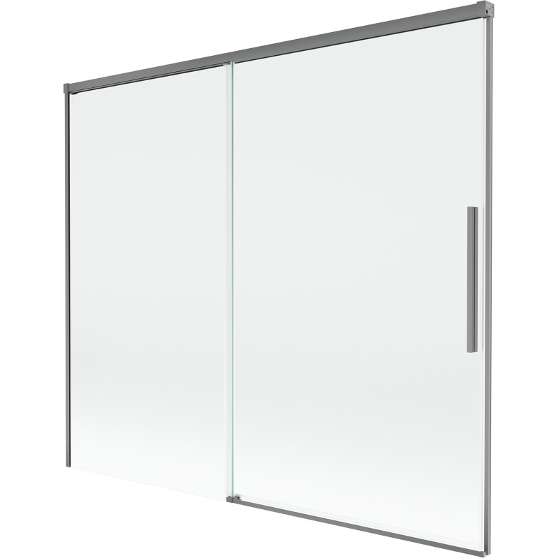 Mexen Rox 2-panel sliding bathtub screen 180 x 150 cm, transparent, gun metal - 8C9-180-001-95-00