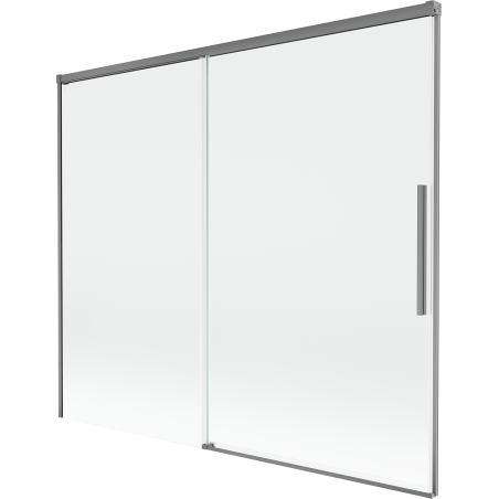 Mexen Rox 2-panel sliding bathtub screen 180 x 150 cm, transparent, gun metal - 8C9-180-001-95-00