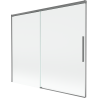 Mexen Rox 2-panel sliding bathtub screen 180 x 150 cm, transparent, gun metal - 8C9-180-001-95-00