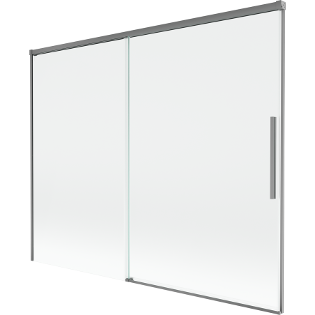 Mexen Rox 2-panel sliding bath screen 190 x 150 cm, transparent, gun metal - 8C9-190-001-95-00