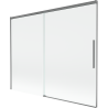 Mexen Rox 2-panel sliding bath screen 190 x 150 cm, transparent, gun metal - 8C9-190-001-95-00