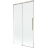 Mexen Rox Two-panel sliding bathtub screen 100 x 150 cm, transparent, brushed nickel - 8C9-100-001-97-00