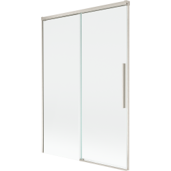 Mexen Rox 2-panel Sliding Shower Screen 120 x 150 cm, Transparent, Brushed Nickel - 8C9-120-001-97-00