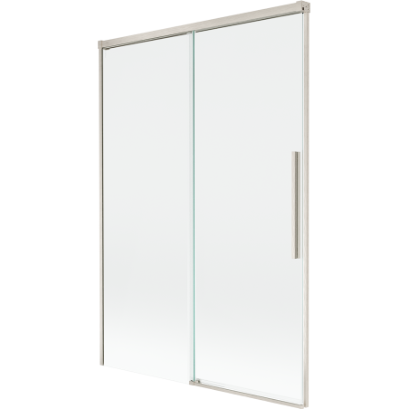 Mexen Rox 2-panel sliding bathtub screen 120 x 150 cm, transparent, brushed nickel - 8C9-120-001-97-00