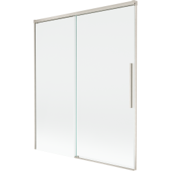 Mexen Rox 2-panel sliding bathtub screen 140 x 150 cm, transparent, brushed nickel - 8C9-140-001-97-00
