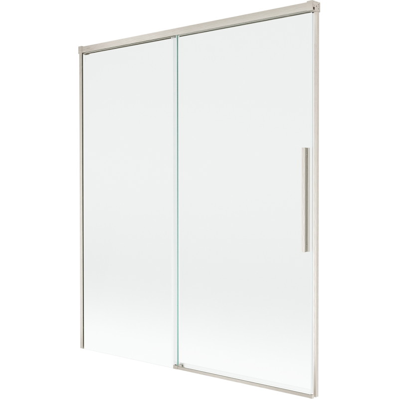 Mexen Rox 2-panel sliding bathtub screen 140 x 150 cm, transparent, brushed nickel - 8C9-140-001-97-00