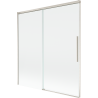 Mexen Rox 2-panel sliding bathtub screen 150 x 150 cm, transparent, brushed nickel - 8C9-150-001-97-00