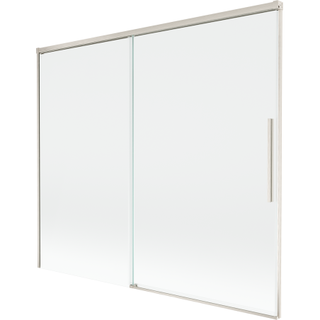 Mexen Rox 2-panel sliding bathtub screen 180 x 150 cm, transparent, brushed nickel - 8C9-180-001-97-00