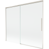 Mexen Rox 2-panel sliding bathtub screen 180 x 150 cm, transparent, brushed nickel - 8C9-180-001-97-00
