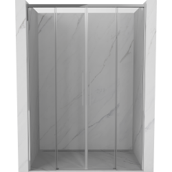 Mexen Rox sliding shower door 160 cm, transparent, chrome - 8C2-160-002-01-00