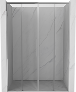 Mexen Rox Sliding Shower Doors Duo 160 cm, Transparent, Chrome - 8C2-160-002-01-00
