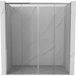 Mexen Rox sliding shower door 170 cm, transparent, chrome - 8C2-170-002-01-00