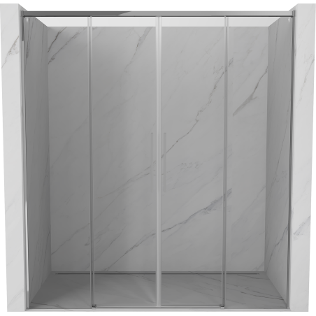 Mexen Rox sliding shower door 170 cm, transparent, chrome - 8C2-170-002-01-00