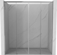 Mexen Rox Duo Sliding Shower Door 190 cm, Transparent, Chrome - 8C2-190-002-01-00