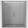 Mexen Rox Duo Sliding Shower Doors 180 cm, Transparent, Gun Metal - 8C2-180-002-95-00