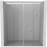 Mexen Rox Duo Sliding Shower Doors 180 cm, Transparent, Brushed Nickel - 8C2-180-002-97-00