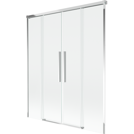 Mexen Rox 2-panel Sliding Bathtub Screen 150 x 150 cm, Transparent, Chrome - 8C9-150-002-01-00