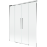 Mexen Rox 2-panel Sliding Bathtub Screen 150 x 150 cm, Transparent, Chrome - 8C9-150-002-01-00