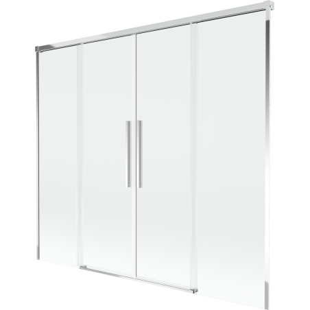 Mexen Rox 2-panel sliding shower screen 170 x 150 cm, transparent, chrome - 8C9-170-002-01-00