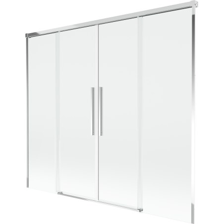 Mexen Rox 2-panel sliding shower screen 190 x 150 cm, transparent, chrome - 8C9-190-002-01-00