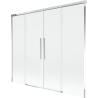 Mexen Rox 2-panel sliding bath screen 190 x 150 cm, transparent, chrome - 8C9-190-002-01-00