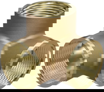 Mexen BRASS 3D Brass Tee 1/2 FF x 1/2 FF x 1/2 FF - W97425-121212