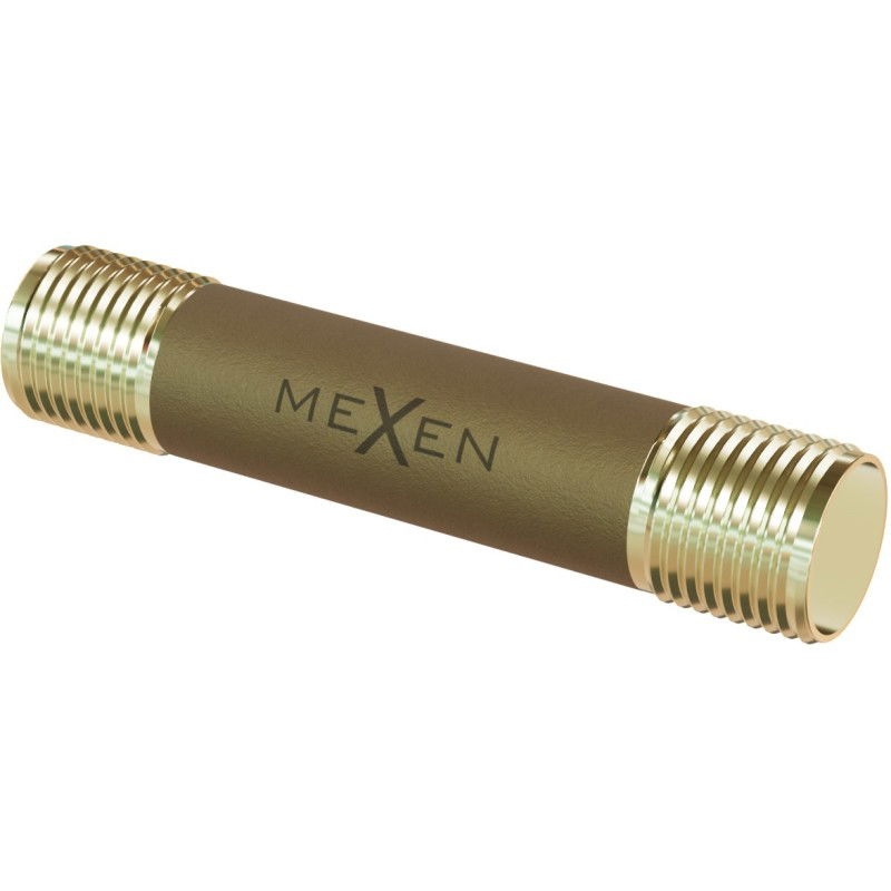 Mexen BRASS threaded brass fitting 1 M x 1 M, 100 mm - W97427-1010-100