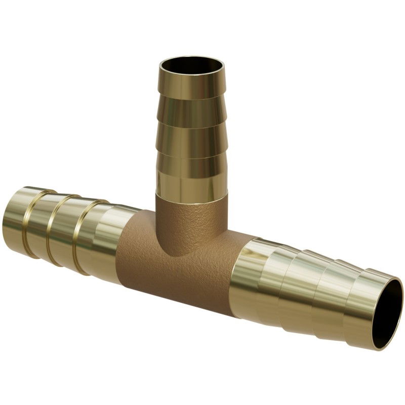 Mexen BRASS T-piece for hose T brass 6 x 6 x 6 mm - W97428-060606