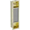 Mexen X-Wall-BP toilet paper holder with magazine rack, brushed gold - 1954