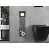 Mexen X-Wall-BP toilet paper holder with magazine, gold - 1954
