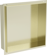 Mexen X-Wall-NR niche shelf without flange 30 x 30 cm, brushed gold - 1951303010