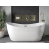 Mexen X-Wall-NR recessed shelf without flange with shelf 30 x 30 cm, brushed gold - 1951303010S