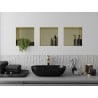 Mexen X-Wall-NR recessed shelf without flange 30 x 30 cm, brushed gold - 1951303010