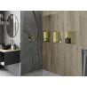 Mexen X-Wall-R shower niche with flange 30 x 30 cm, Gold - 1950303010