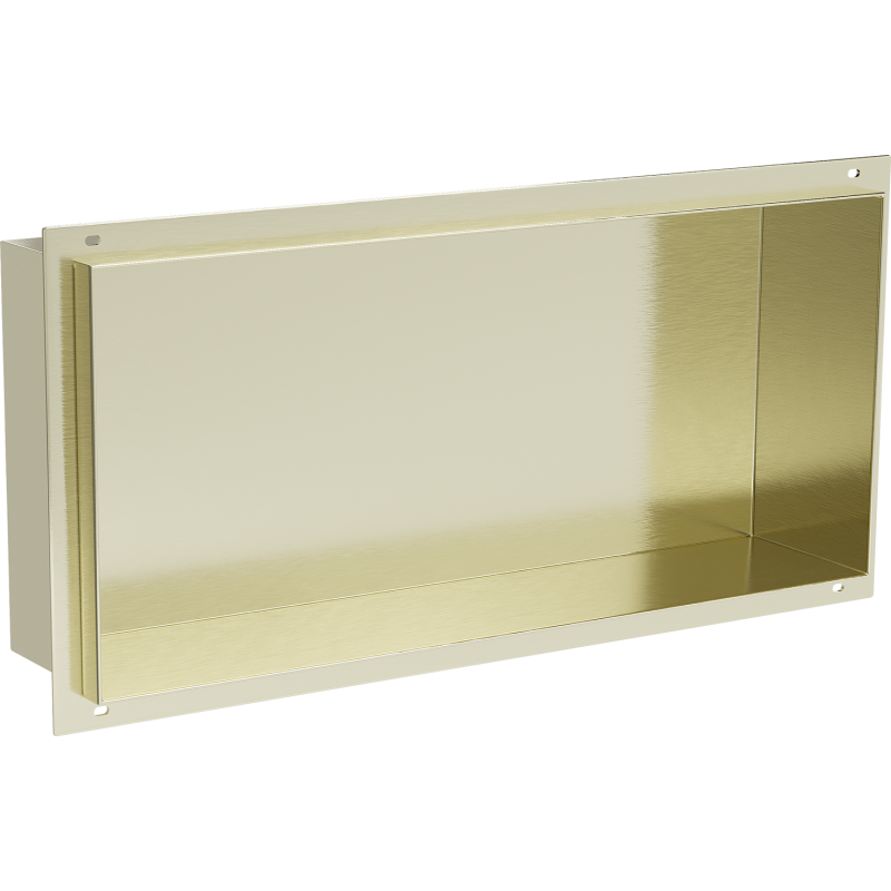 Mexen X-Wall-NR niche shelf without flange 45 x 20 cm, brushed gold - 1951452010