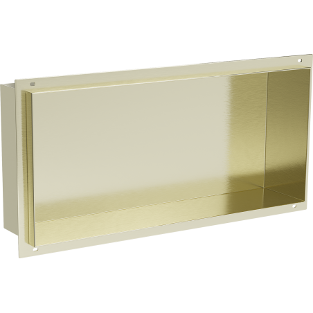 Mexen X-Wall-NR niche shelf without flange 45 x 20 cm, brushed gold - 1951452010