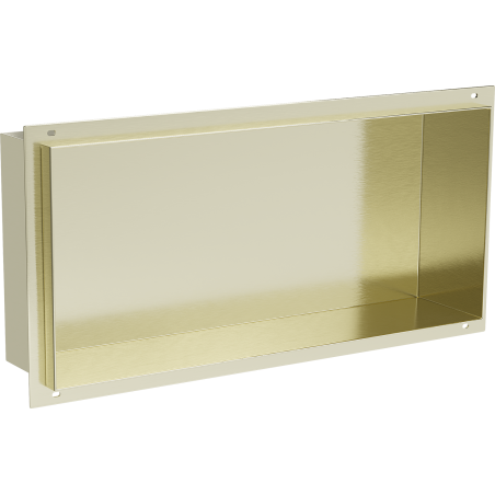 Mexen X-Wall-NR recessed shelf without flange 45 x 20 cm, brushed gold - 1951452010