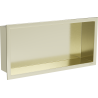 Mexen X-Wall-R recessed shelf with flange 45 x 20 cm, brushed gold - 1950452010