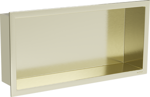 Mexen X-Wall-R recessed shelf with flange 45 x 20 cm, brushed gold - 1950452010