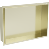 Mexen X-Wall-NR recessed shelf without flange 45 x 30 cm, brushed gold - 1951453010