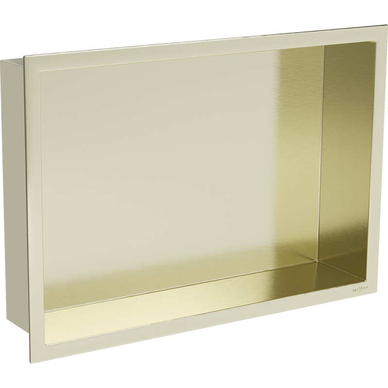 Mexen X-Wall-R shower niche with flange 45 x 30 cm, Gold - 1950453010