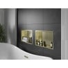 Mexen X-Wall-R shower niche with flange 45 x 30 cm, Gold - 1950453010